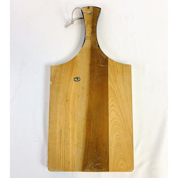 Vtg Inarco Painted Wood Cheese Cutting Board Wall Hanging Kitchen Decor Japan - Picture 7 of 8